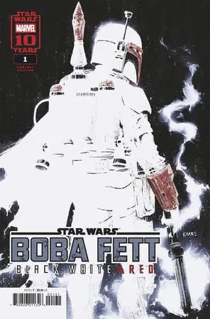 Star Wars Boba Fett Black, White & Red #1 Kaare Andrews Variant 1