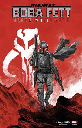 Star Wars Boba Fett Black, White & Red #2 Skan Variant 1