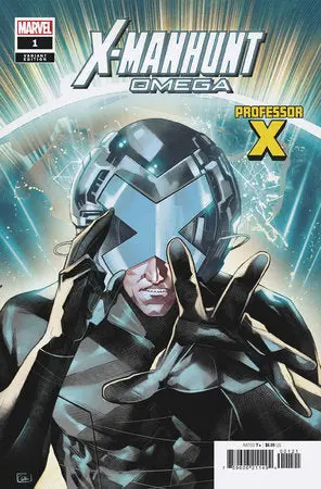 X-Manhunt Omega #1 Edwin Galmon Professor X Var 1