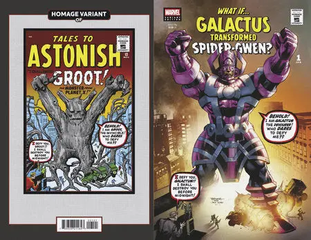 What If Galactus Transformed Spider-Gwen #1 Homage Var 1