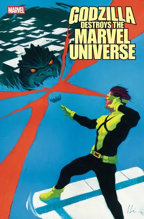 Godzilla Destroys The Marvel Universe #3 Jeremy Wilson 1/25 Variant 1