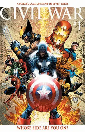 Civil War #1 Facsimile Ed Michael Turner Foil Var 1