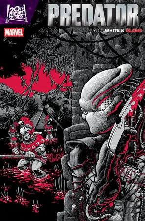 Predator Black White & Blood #2 (Of 4) Gonzo Var 1