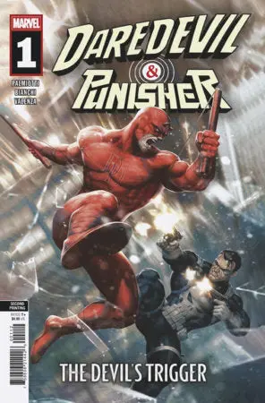 Daredevil/Punisher: The Devil's Trigger #1 Kendrick Lim 2Nd Printing Variant 1