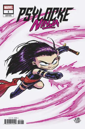 Psylocke Ninja #1 Skottie Young Variant 1