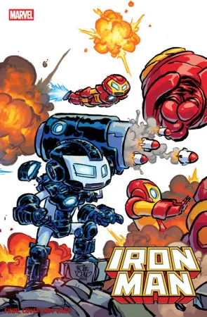 Iron Man #2 Skottie Young 4-Part Connecting Variant 1