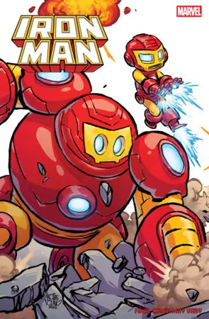 Iron Man #3 Skottie Young 4-Part Connecting Variant 1