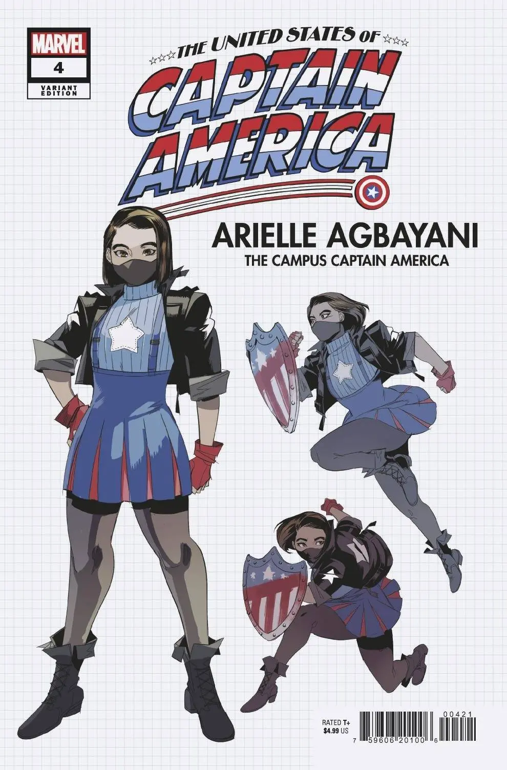 United States Captain America #4 (Of 5) Nishijima Design Var 1