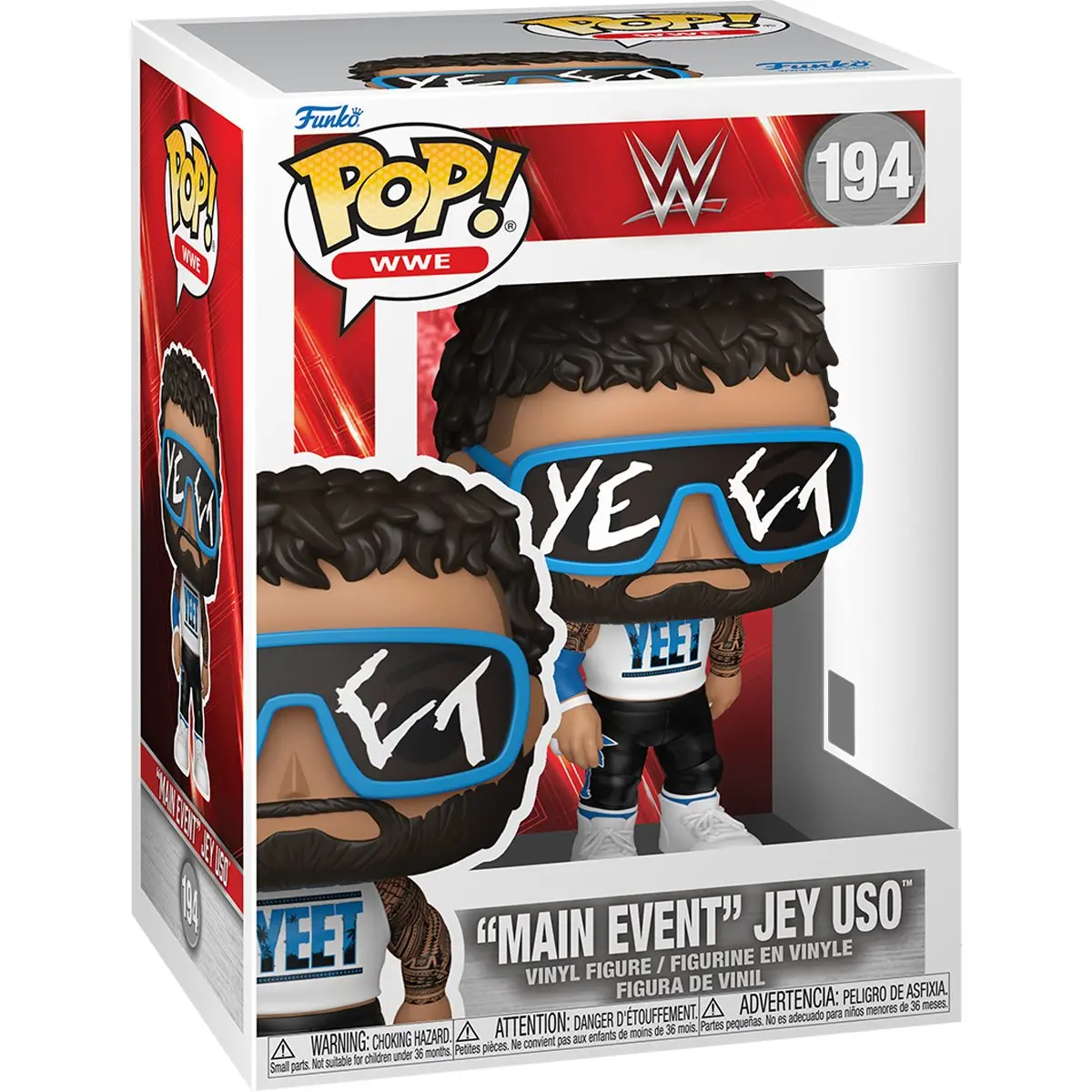 Funko Pop! Wwe - "Main Event" Jey Uso (Preorder March 2026) 1