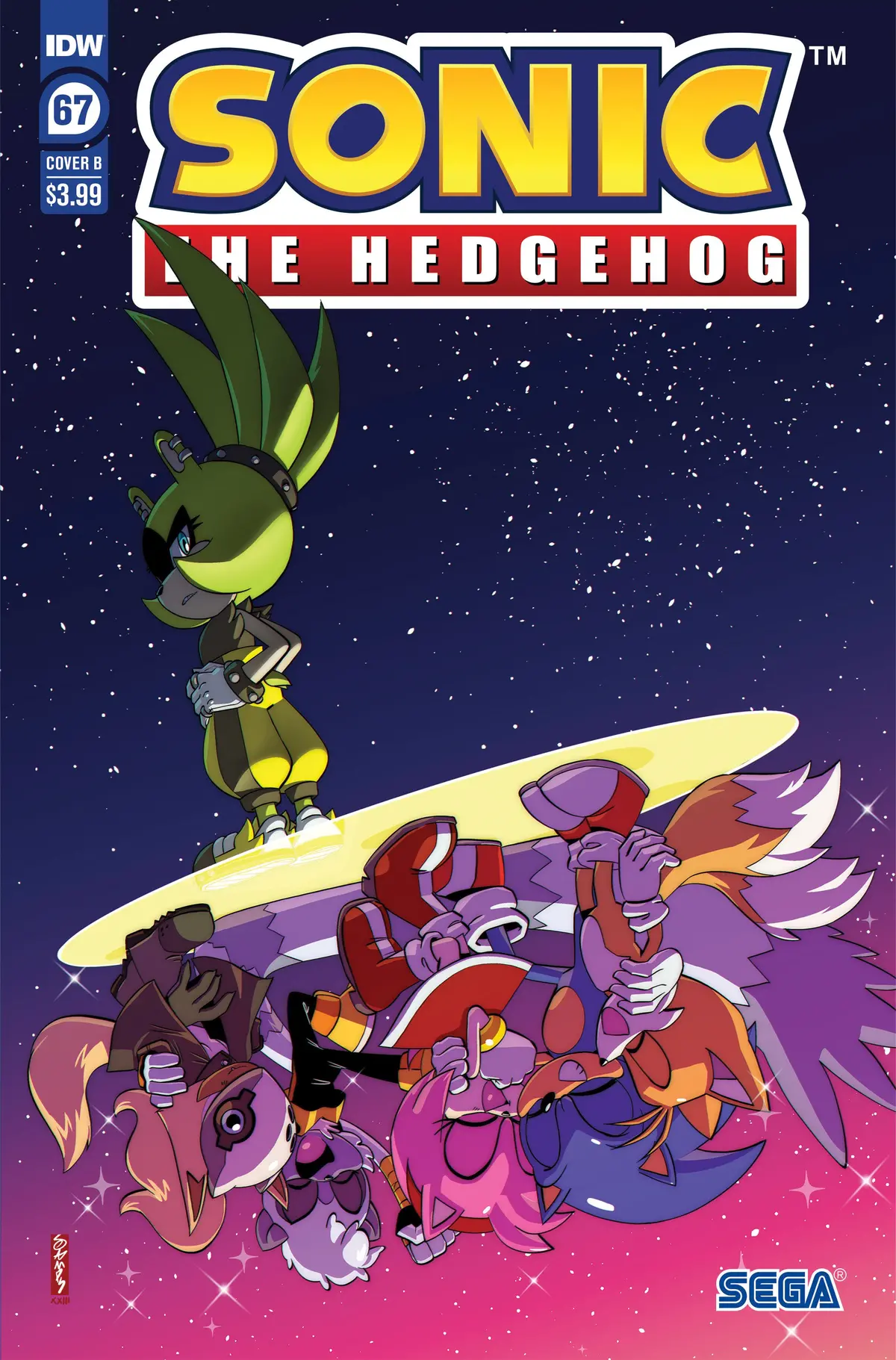 Sonic The Hedgehog #67 Cvr B Jampole 1