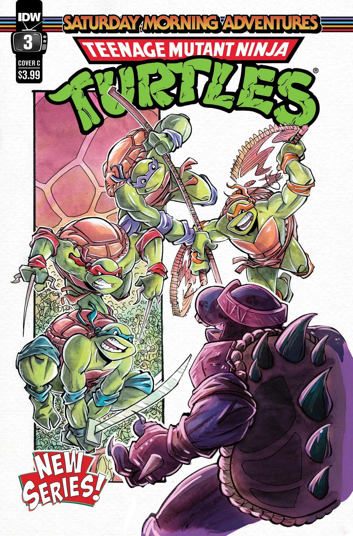 Tmnt Saturday Morning Adv Continued #3 Cvr C Daley 1
