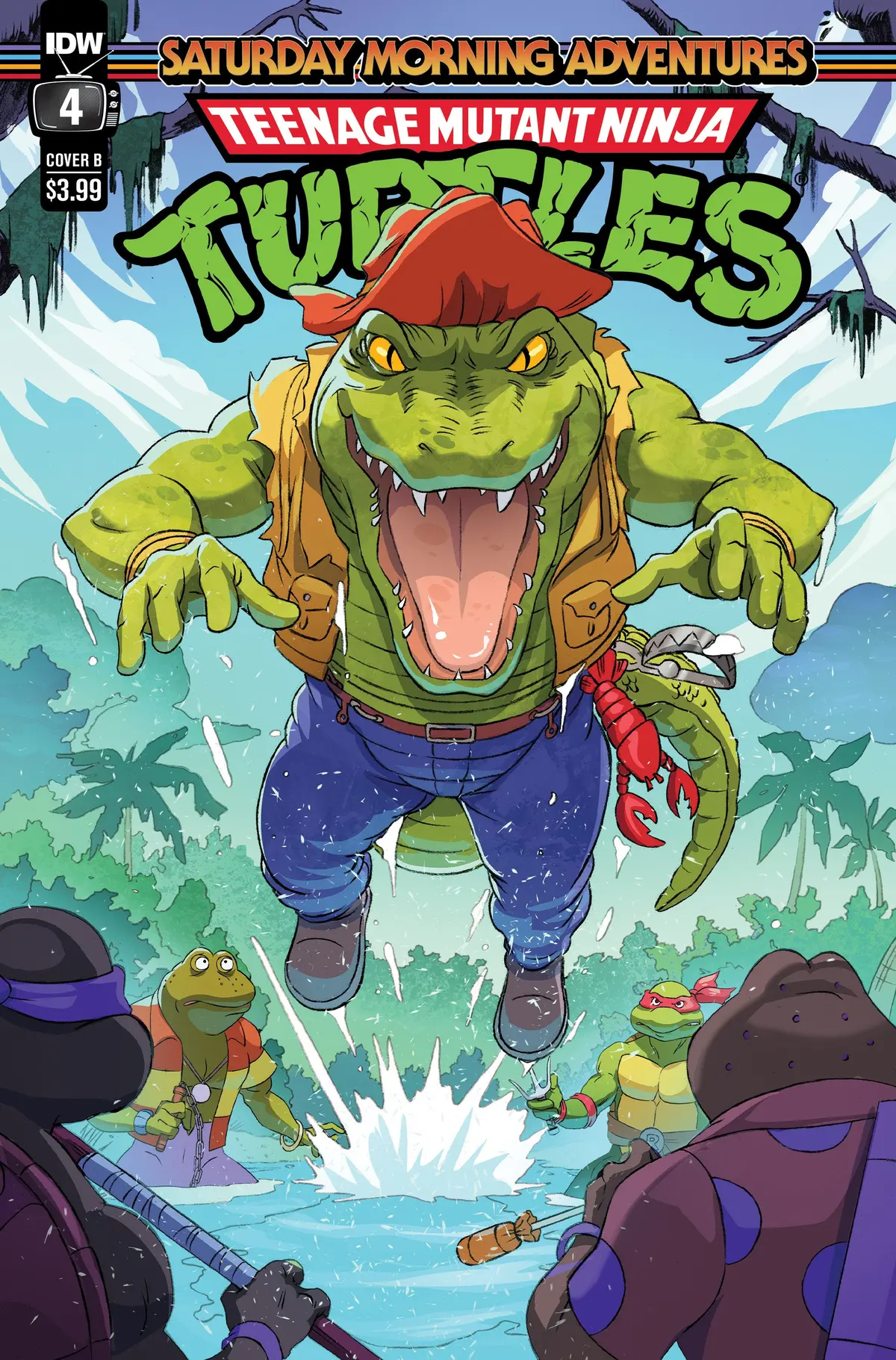 Tmnt Saturday Morning Adv 2023 #4 Cvr B Schoening 1