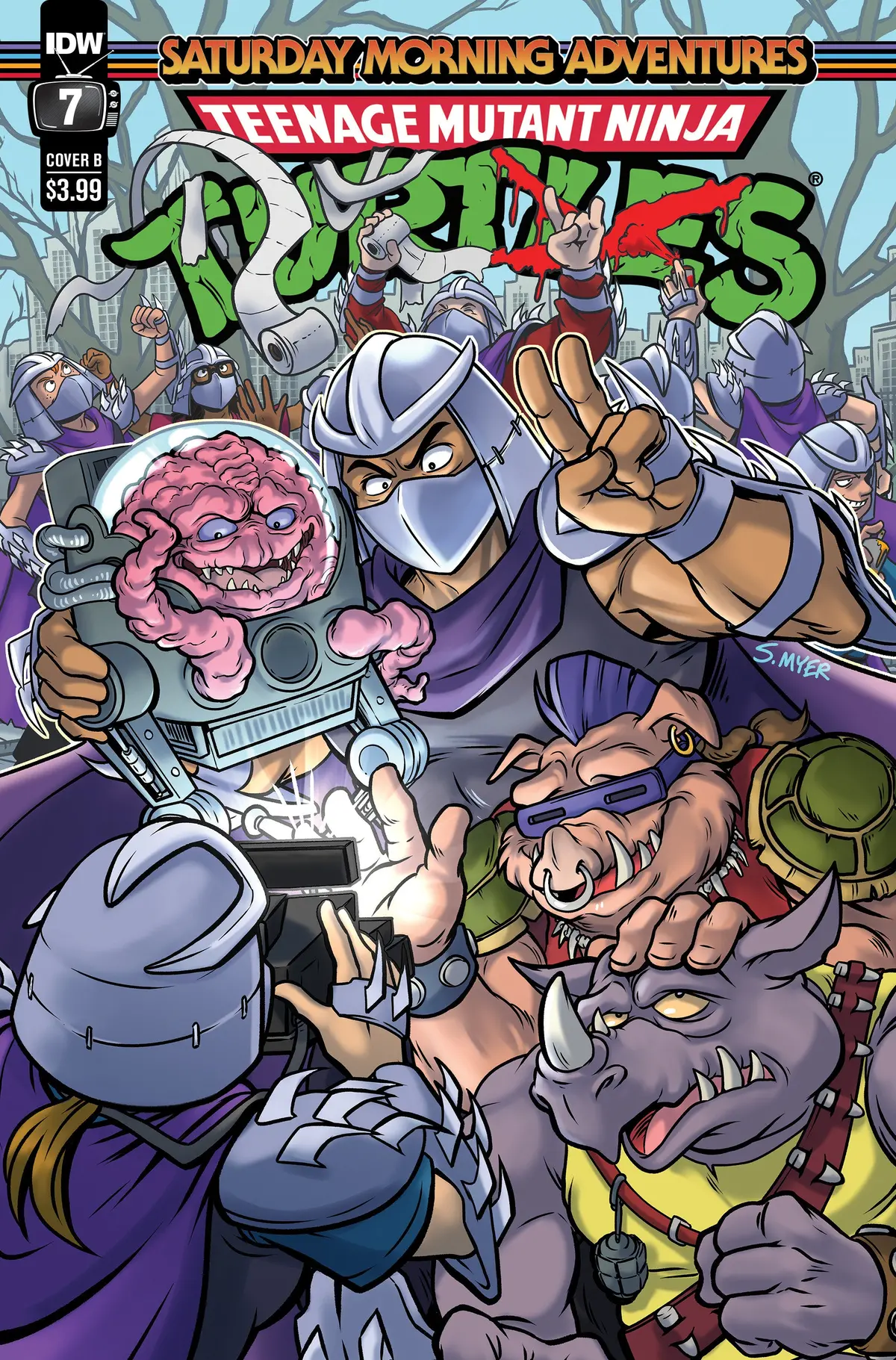 Tmnt Saturday Morning Adv 2023 #7 Cvr B Myer 1