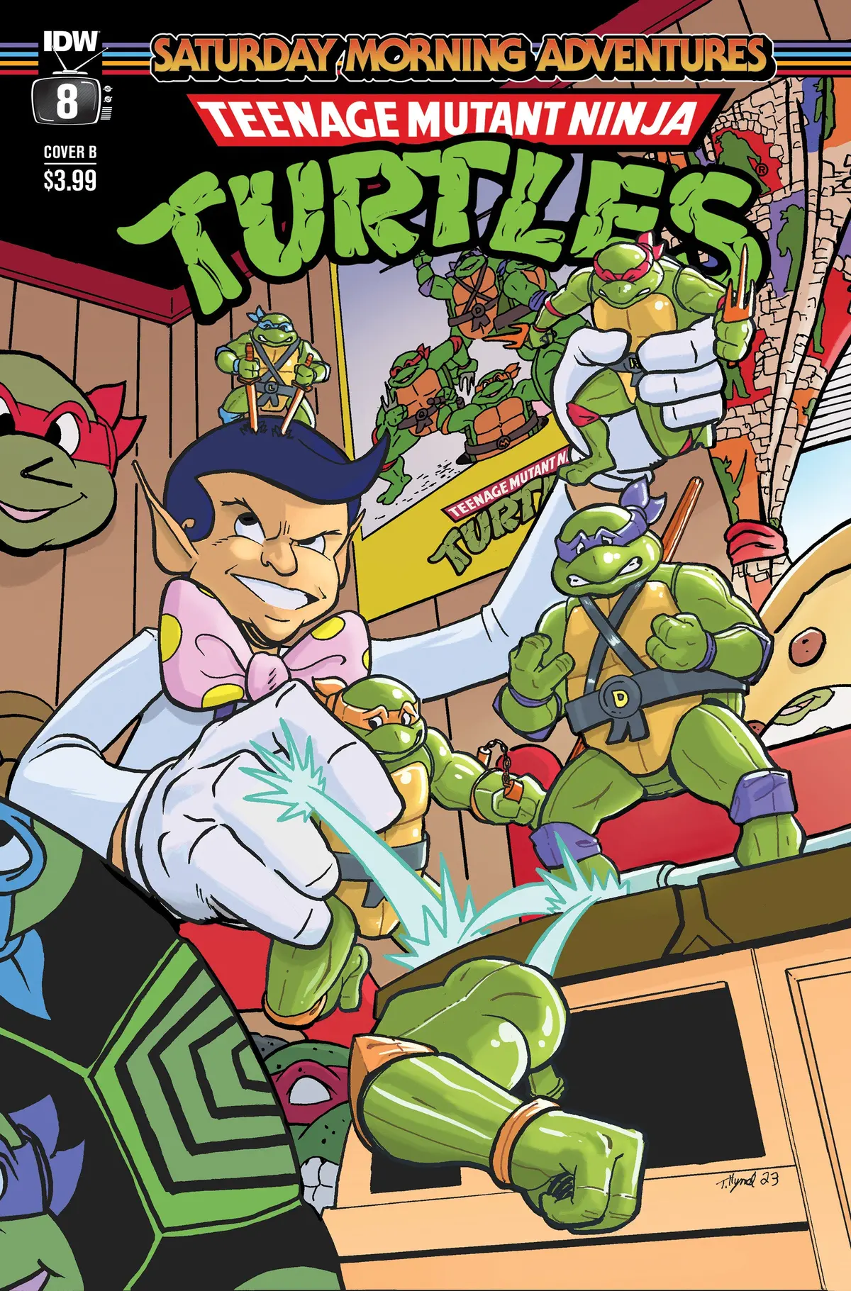 Tmnt Saturday Morning Adv 2023 #8 Cvr B Hymel 1