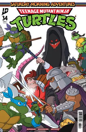 Teenage Mutant Ninja Turtles: Saturday Morning Adventures #34 Cover A (Schoening Connecting Cover Set) 1