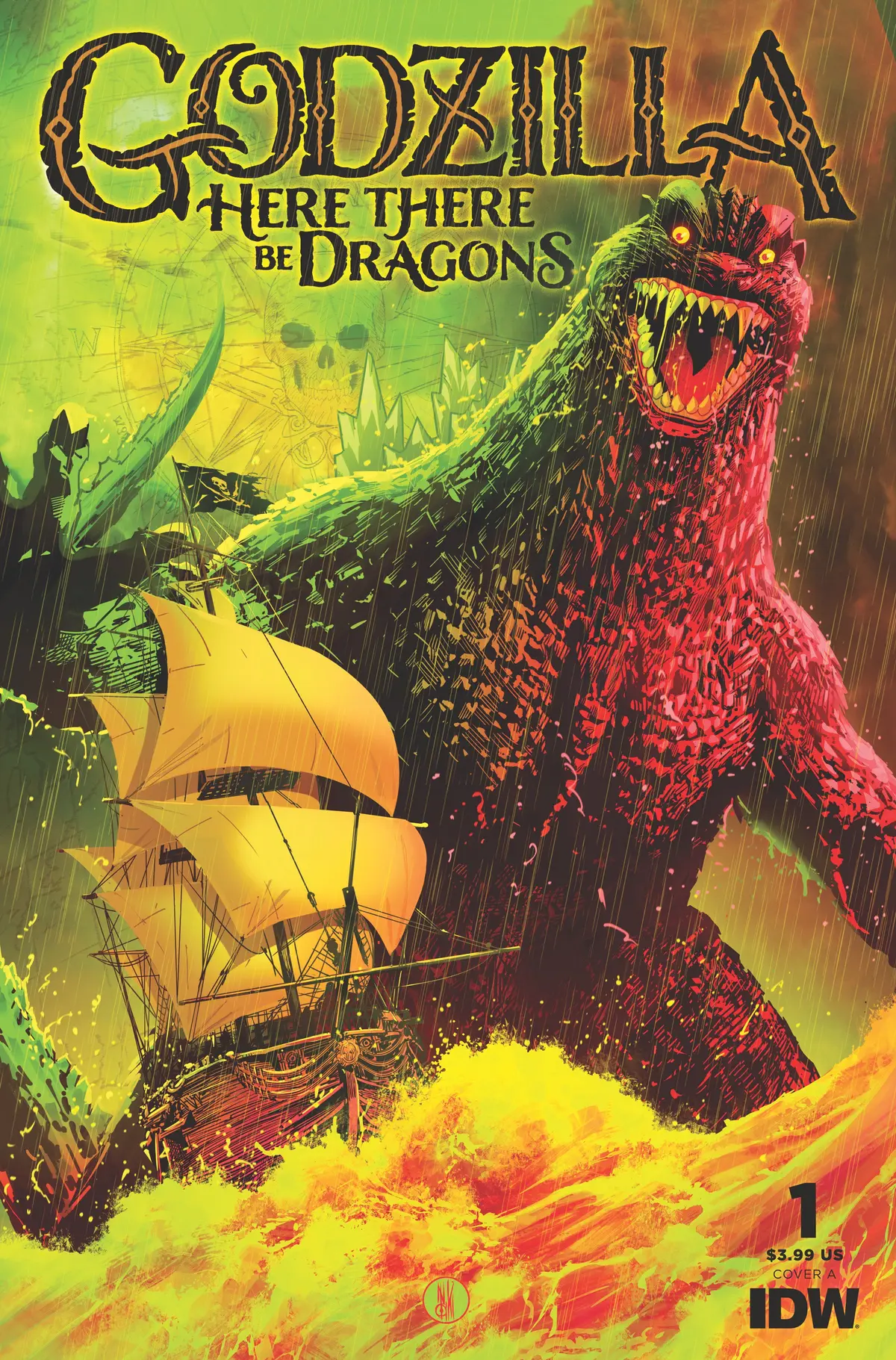 Godzilla Here There Be Dragons #1 Cvr A Miranda 1