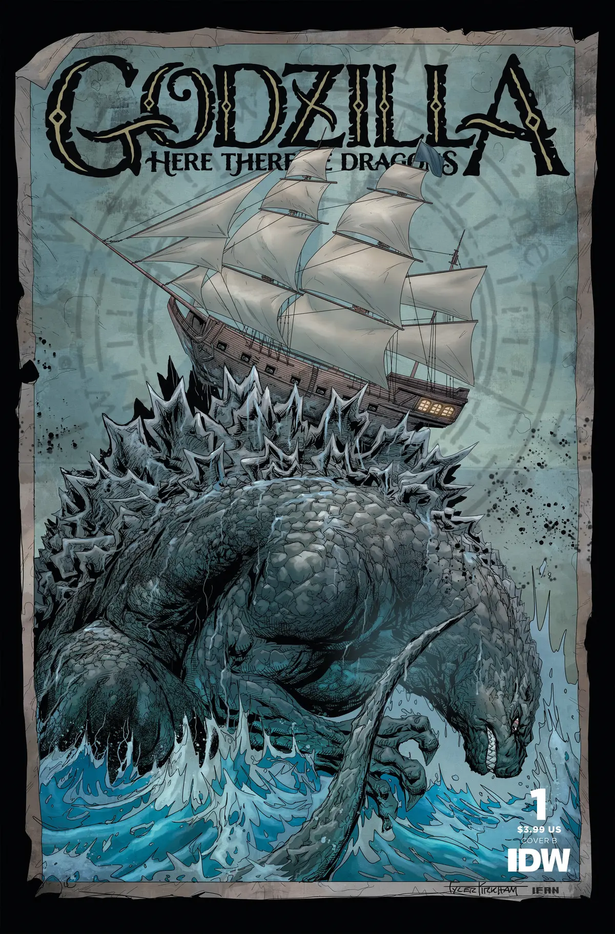 Godzilla Here There Be Dragons #1 Cvr B Kirkham 1