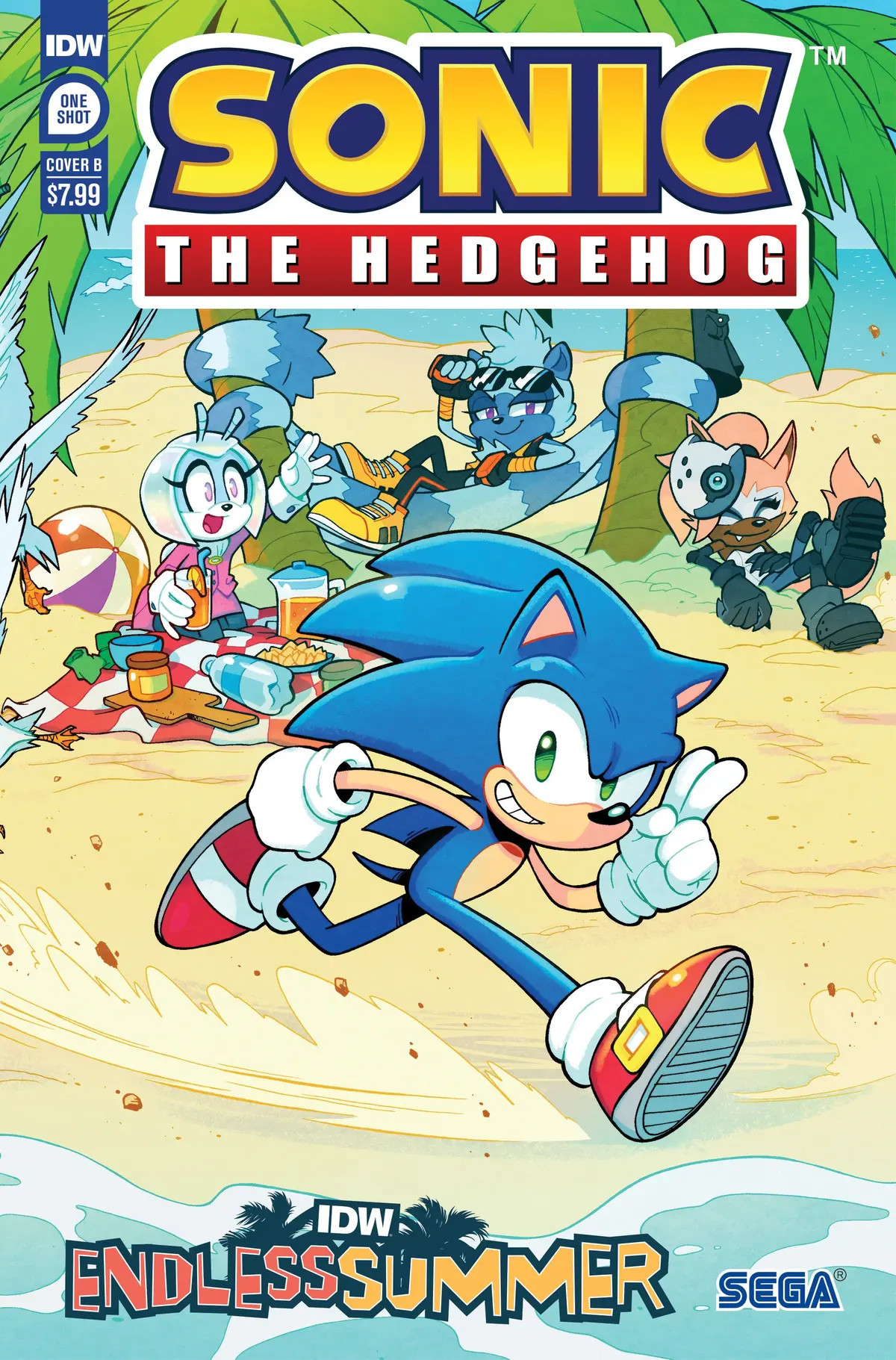 Idw Endless Summer Sonic The Hedgehog Cvr B Lawrence 1