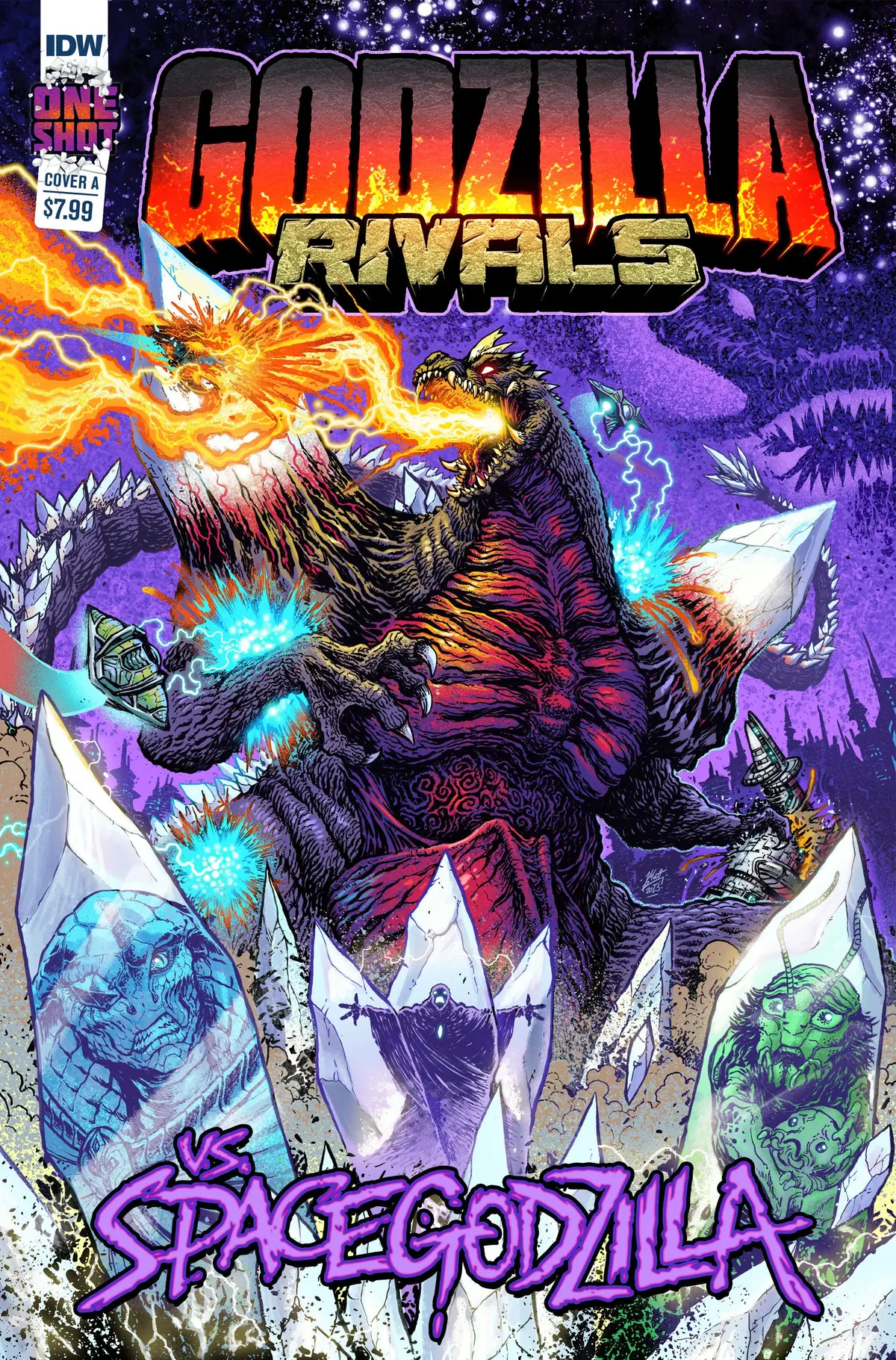 Godzilla Rivals Vs. Spacegodzilla #1 Cvr A Frank 1