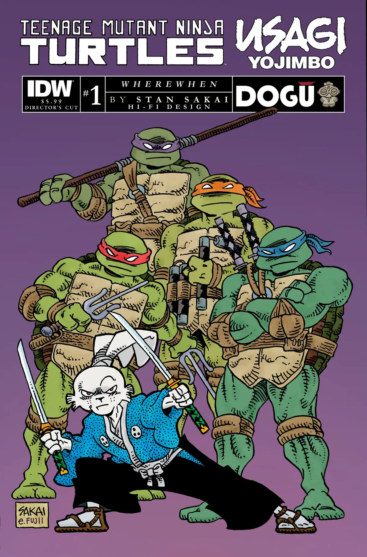 Tmnt Usagi Yojimbo Wherewhen #1 Directors Cut 1