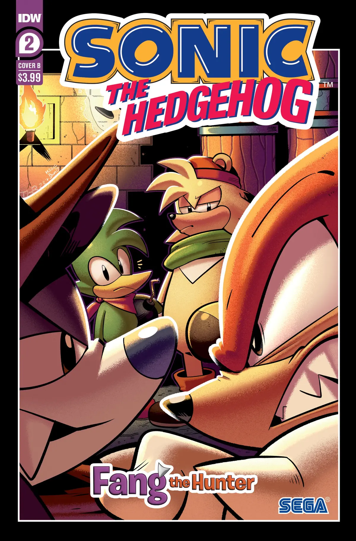 Sonic The Hedgehog Fang The Hunter #2 Cvr B Rothlisberger 1