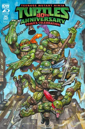 Tmnt 40Th Anniversary Celebration #1 Cvr B Bisley 1