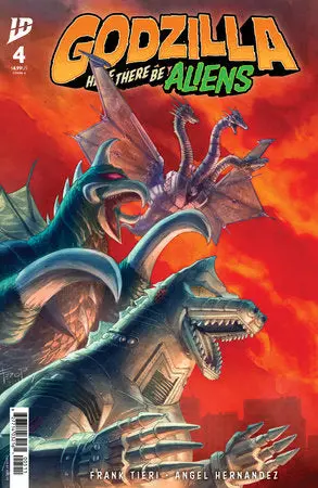 Godzilla Here There Be Aliens #4 Cover A (Pe) 1