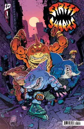 Street Sharks #1 Variant B (Corona) 1