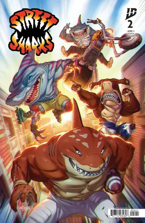 Street Sharks #2 Variant B (Santolouco) 1