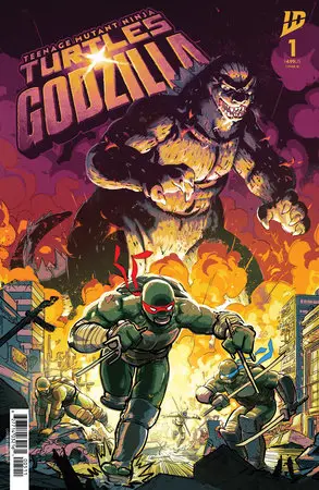 Teenage Mutant Ninja Turtles X Godzilla #1 Variant Ri 1/100 (Rossmo) 1