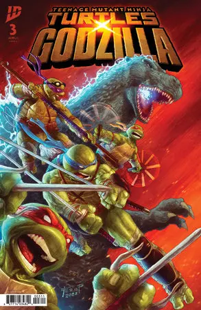 Teenage Mutant Ninja Turtles X Godzilla #3 Cover A (Pe) 1