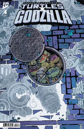 Teenage Mutant Ninja Turtles X Godzilla #4 Variant C (Corona) 1
