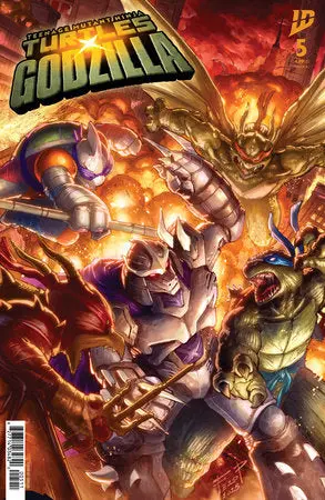 Teenage Mutant Ninja Turtles X Godzilla #5 Cover A (Pe) 1
