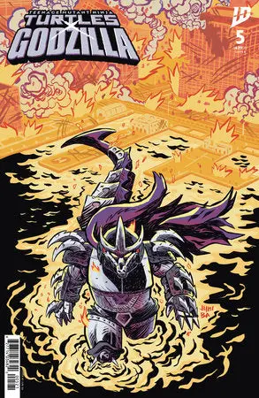 Teenage Mutant Ninja Turtles X Godzilla #5 Variant B (Ba) 1