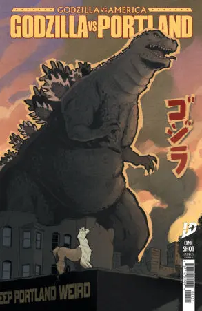 Godzilla Vs. America: Portland Variant B (Yarsky) 1