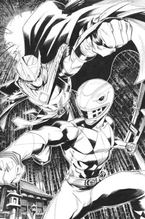 Mighty Morphin Power Rangers/Teenage Mutant Ninja Turtles Iii #2 E 1:10 Incv (Full Art, Zonno) 1