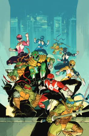 Mighty Morphin Power Rangers/Teenage Mutant Ninja Turtles Iii #2 M 1:5 Incv (Full Art, Cardstock, Daniel) 1