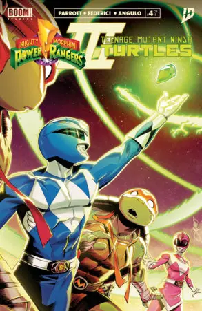 Mighty Morphin Power Rangers/Teenage Mutant Ninja Turtles Iii #4 A Main (Dressed, Zonno) 1