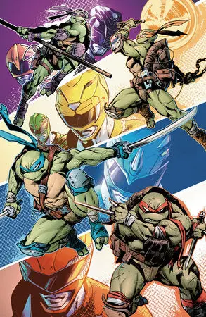 Mighty Morphin Power Rangers/Teenage Mutant Ninja Turtles Iii #4 L 1:5 Incv (Full Art, Cardstock, Ossio) 1