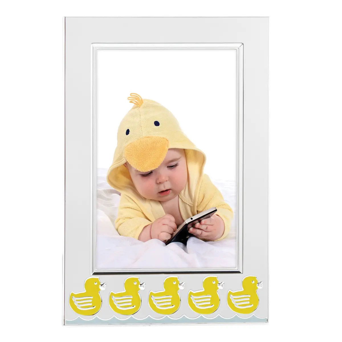 Silver Plate 4X6 Duckie Frame 1