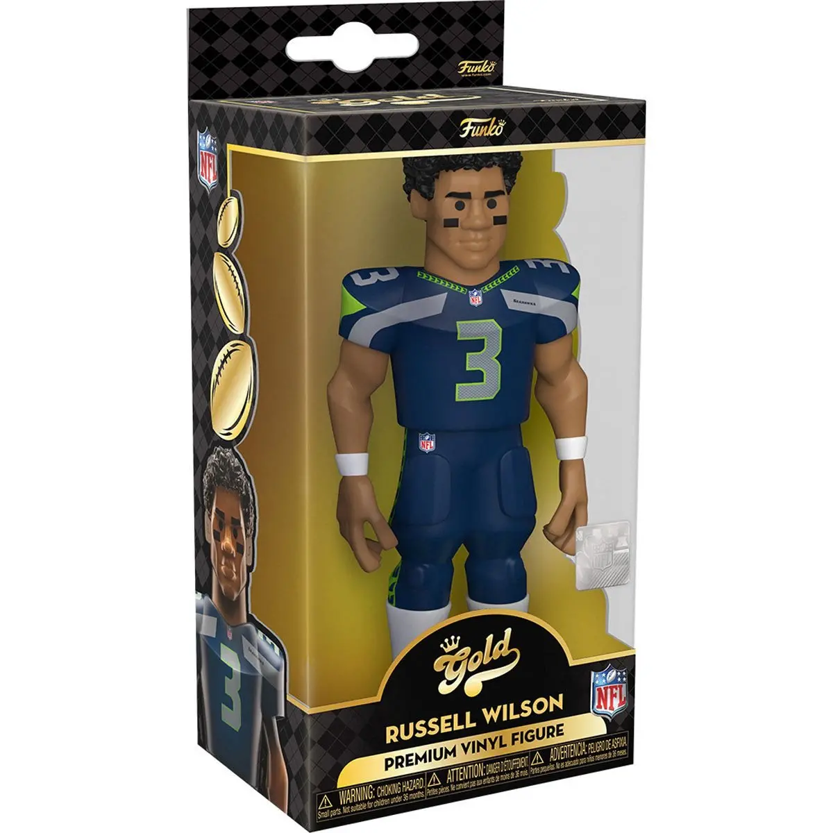 Funko Vinyl Gold - Nfl Seahawks - Russell Wilson (Home Uniform) 5" 1