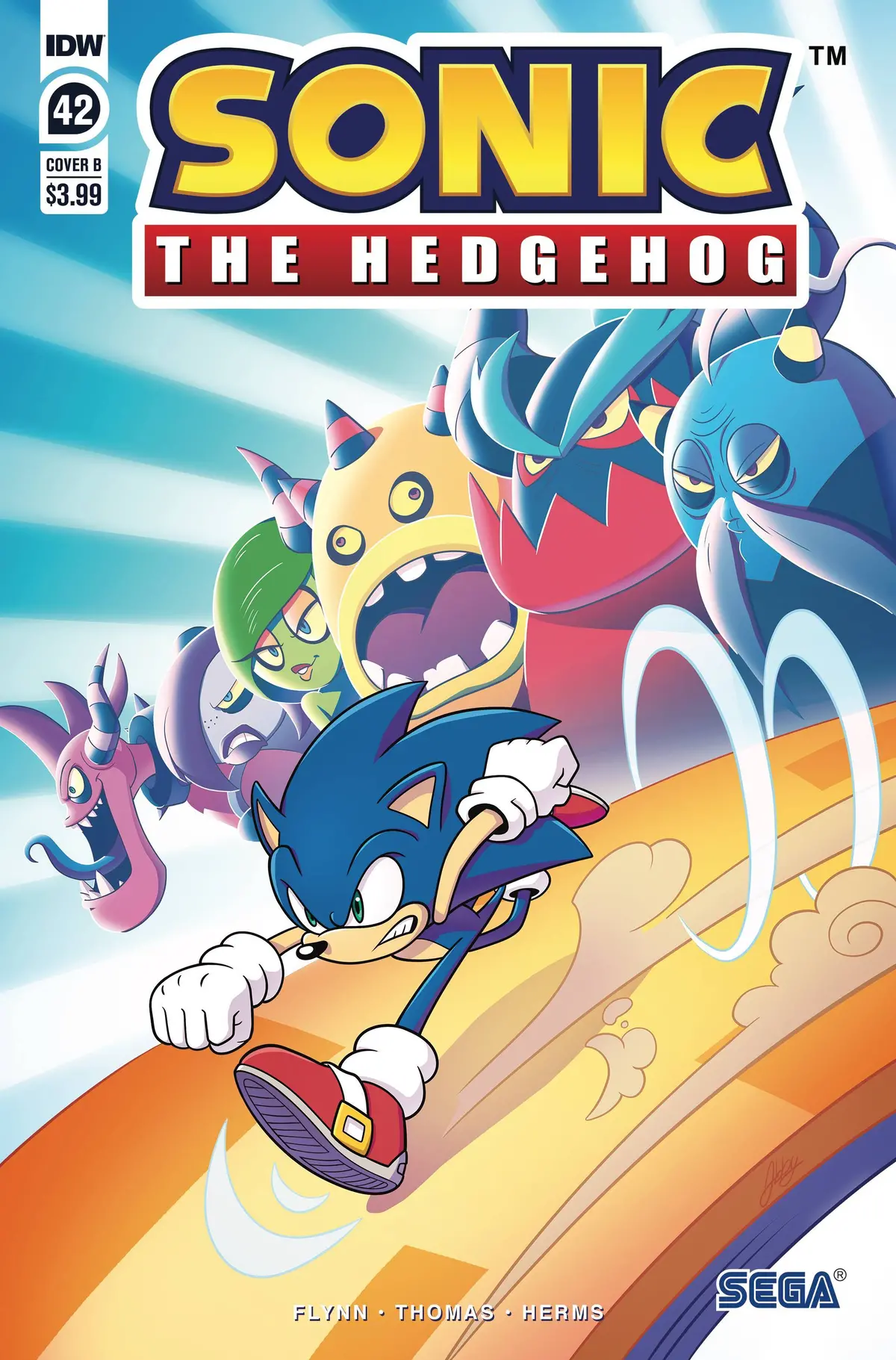 Sonic The Hedgehog #42 Cvr B Abby Bulmer 1