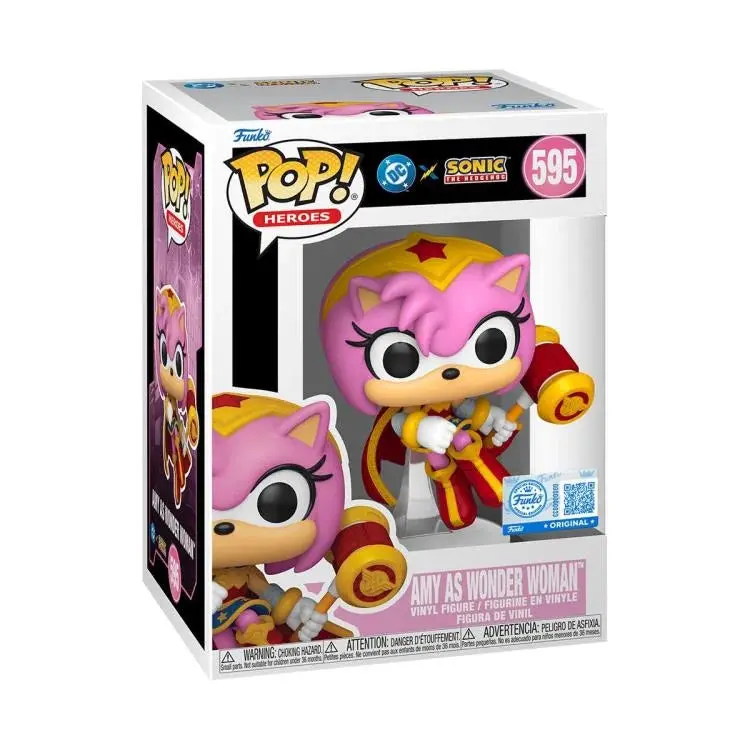 Funko Pop! Justice League X Sonic The Hedgehog - Amy As Wonder Woman (March 2026) 1