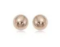 14K Rose Gold 8Mm Ball Earrings 1