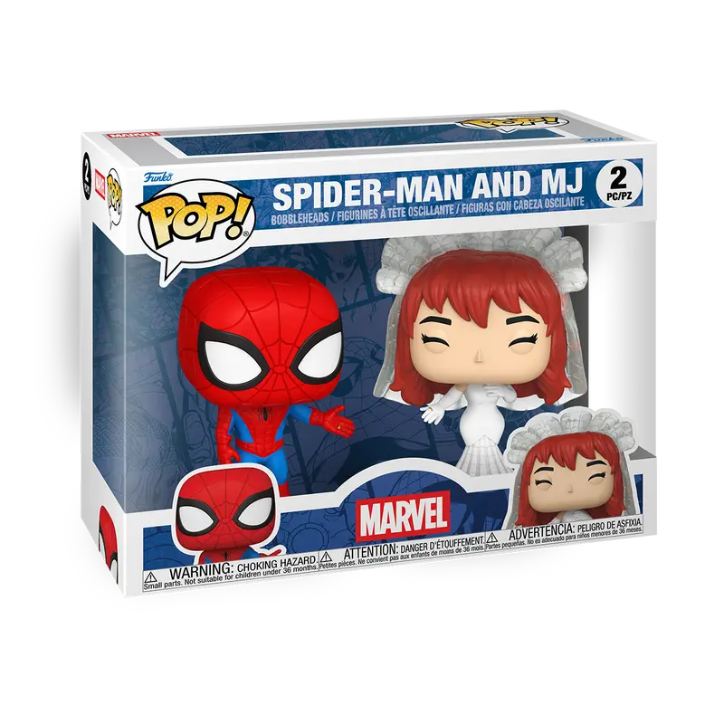 Funko Pop! Marvel - Spider-Man And Mary Jane 2 Pack 1