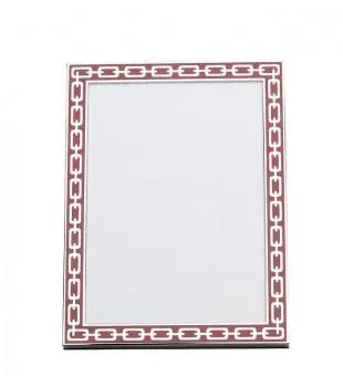 Silver Plated 5X7 Poppy Frame With Silver Link 1