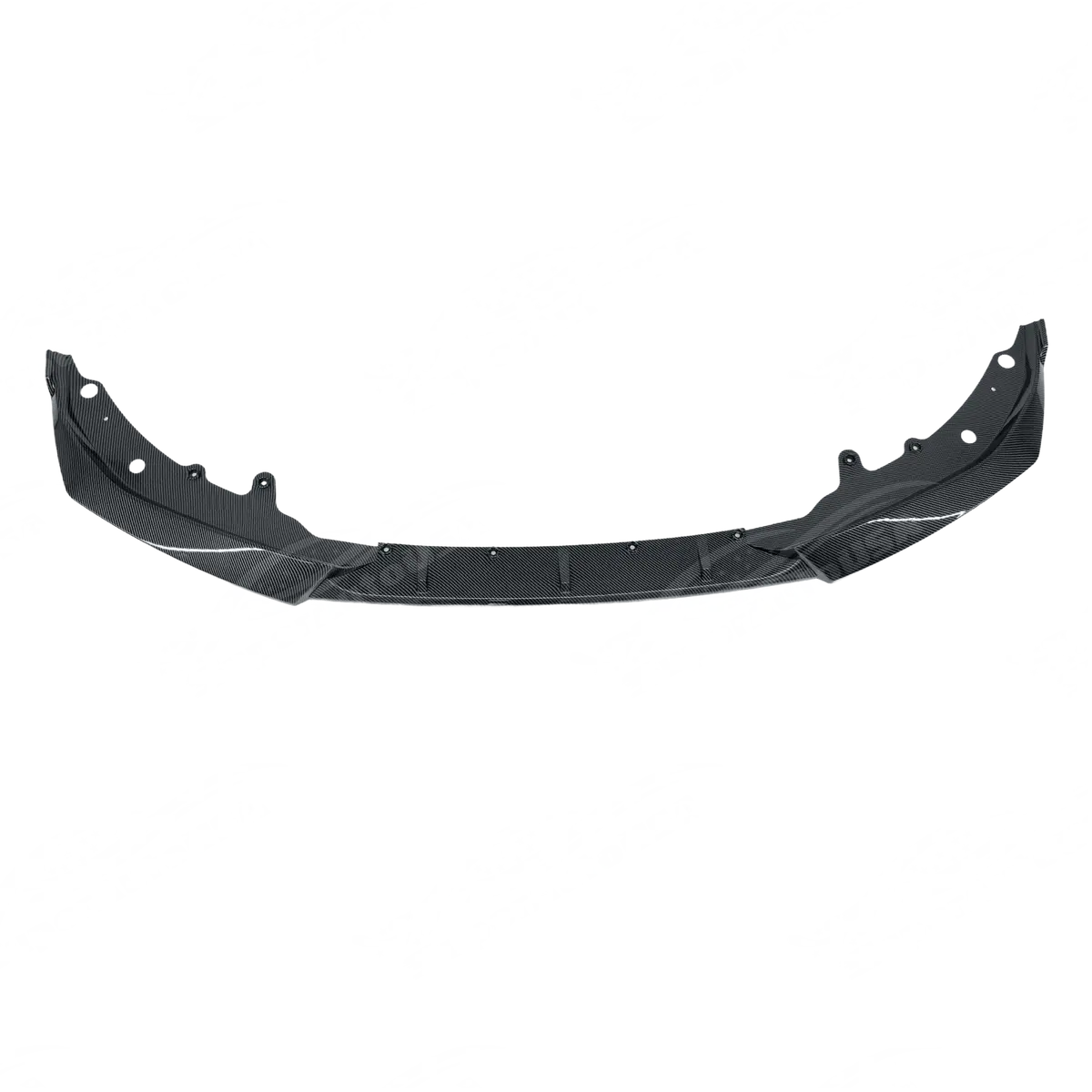 Fits 2021-2024 Bmw G22/G23 430I/M440i Cs Style Carbon Fiber Print Front Lip Spoiler 2