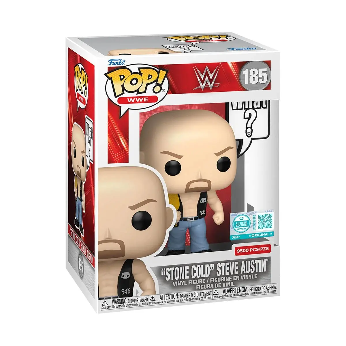 Funko Pop! Wwe - Entertainment Earth Exclusive Stone Cold Steve Austin (What?) [Limited 9,500 Piece] 1