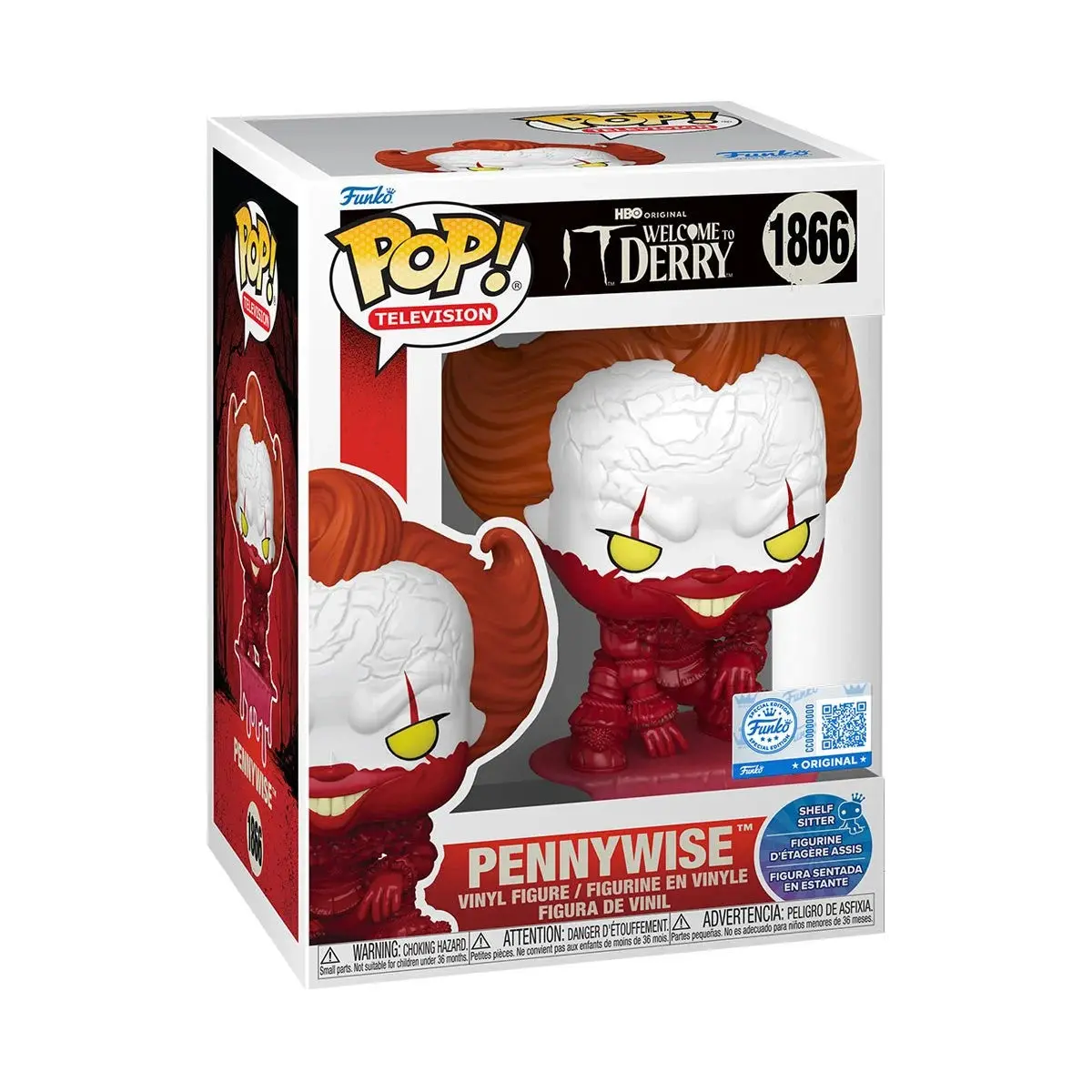 Funko Pop! It - Welcome To Derry Pennywise Bloody Shelf Sitter 1