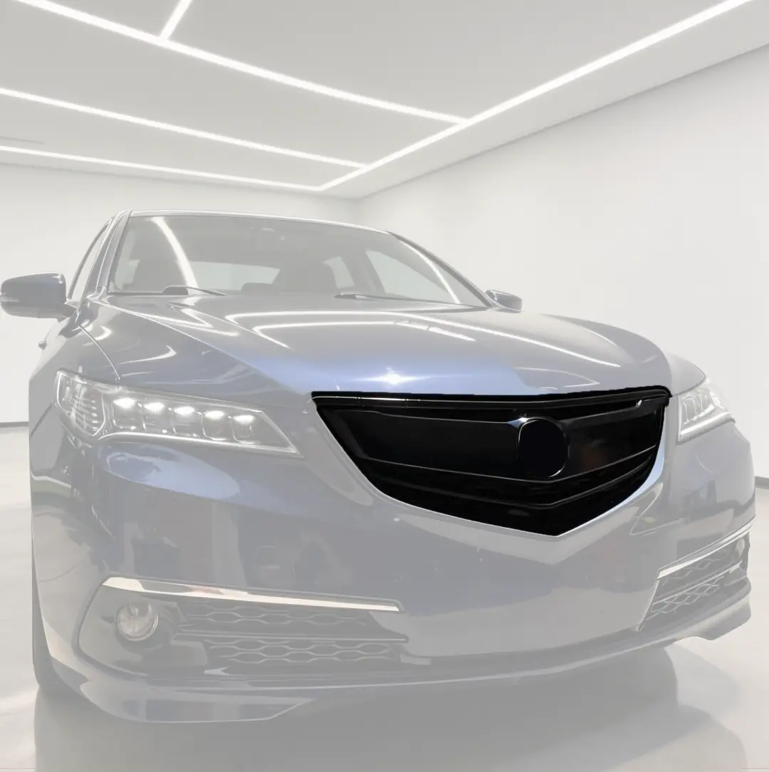 2015-2017 Acura Tlx - Front Bumper Grille Replacement - Gloss Black 1